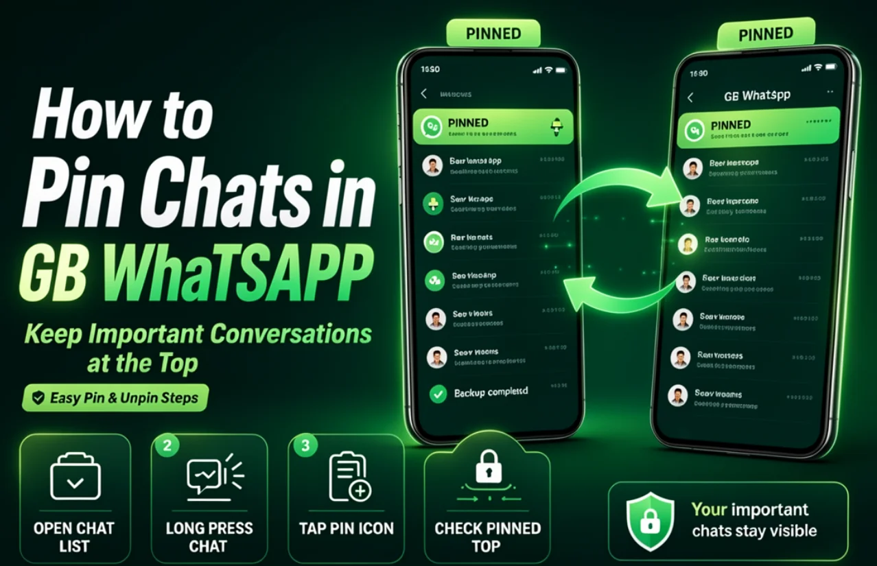 How to Pin Chats in GB WhatsApp